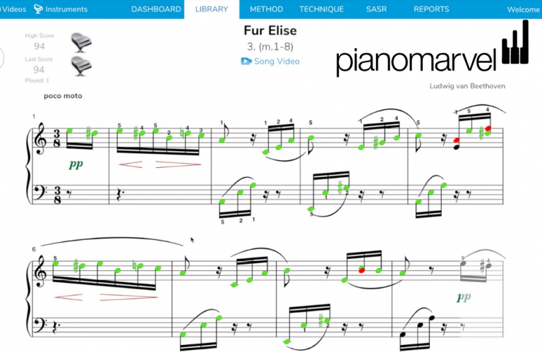 Piano Marvel Online Lessons