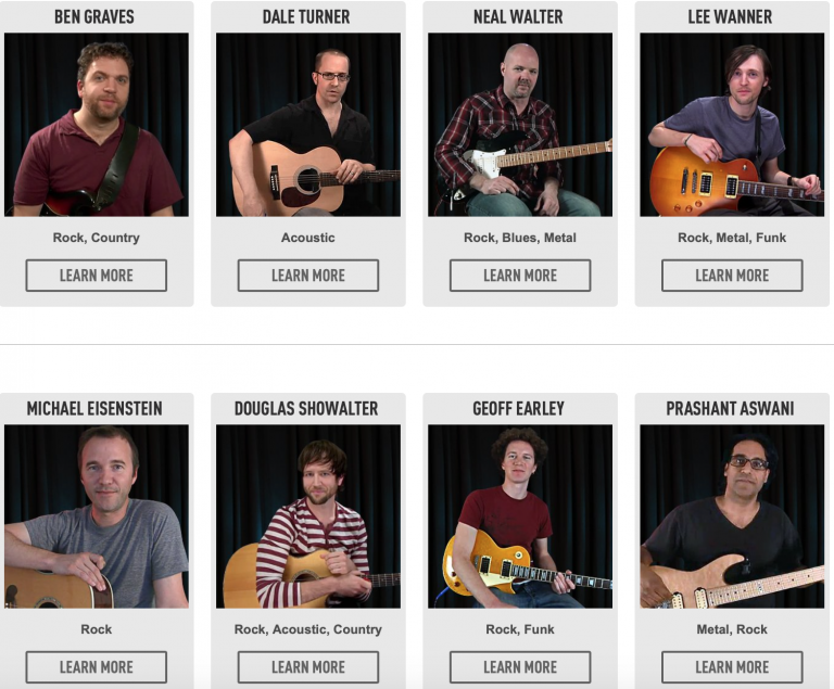 Guitar Tricks Instructors